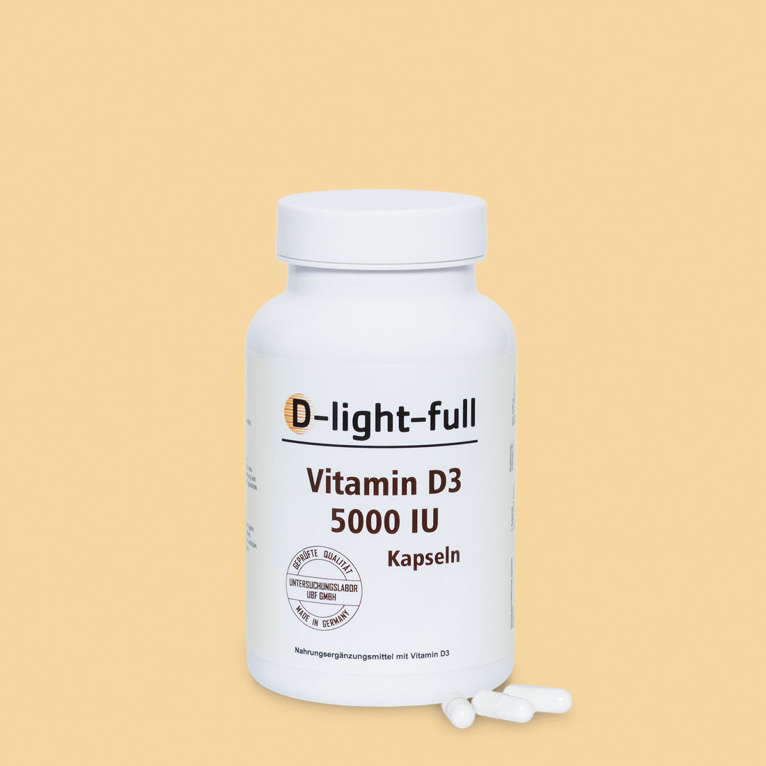 D-light-full Vitamin D3 5.000 IE (365 Kapseln vegan)